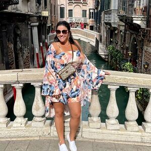 Fashion Nova Tropical Print Mini Dress Set